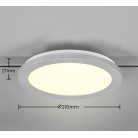 DUOline Φωτιστικό Οροφής TRIO LIGHTING 76921587 Γκρι