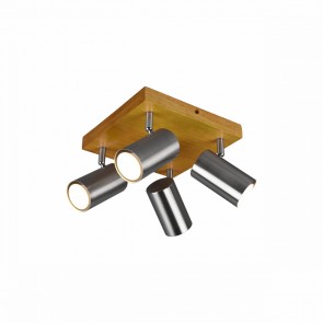 Marley Σποτ TRIO LIGHTING 812400407 Ινοξ ματ