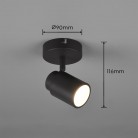 Angelo Σποτ TRIO LIGHTING 880400132 Μαύρο ματ
