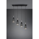 Farin Κρεμαστό Φωτιστικό REALITY LIGHTING-RL R30694032 Μαύρο ματ
