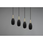 Farin Κρεμαστό Φωτιστικό REALITY LIGHTING-RL R30694032 Μαύρο ματ