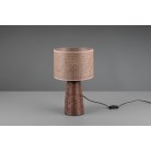 Straw Επιτραπέζιο Φωτιστικό από ρατάν REALITY LIGHTING-RL R50972026 Καφέ 