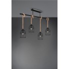 Wodan Φωτιστικό Οροφής REALITY LIGHTING-RL R60444032 Μαύρο ματ