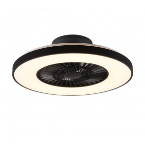Halmstad Εξαεριστήρας REALITY LIGHTING-RL R62672132 Μαύρο ματ