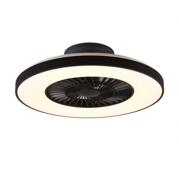 Halmstad Εξαεριστήρας REALITY LIGHTING-RL R62672132 Μαύρο ματ
