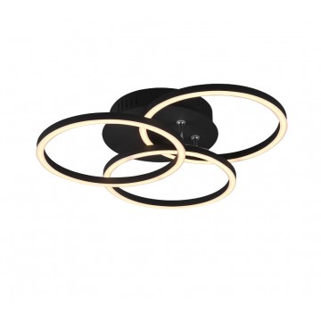 Circle Φωτιστικό Οροφής REALITY LIGHTING-RL R62823132 Μαύρο ματ