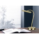 Πορτατίφ Γραφείου Trio Lighting Curtis Χρυσό Ματ    