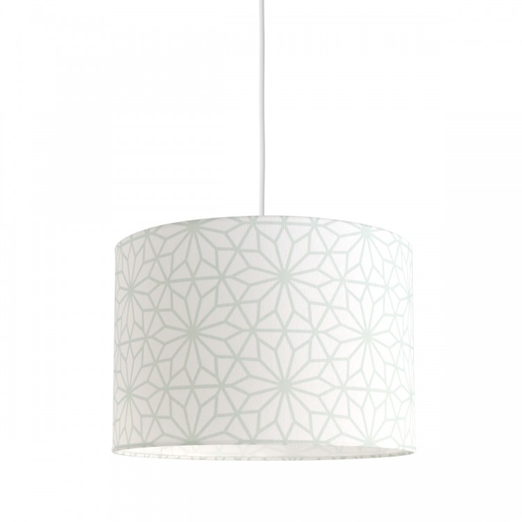Hesperis κρεμαστό φωτιστικό Geometric Floral Mint