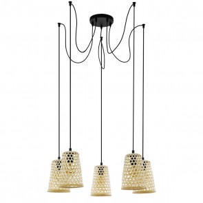 Claverdon Ξύλινο Πολύφωτο - Μπαμπού