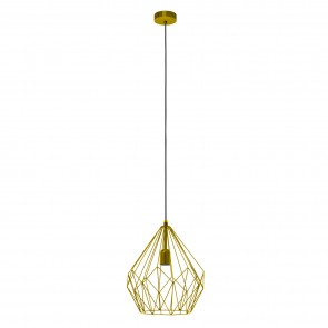 Carlton Κρεμαστό Μεταλλικό Φωτιστικό - Χρυσό