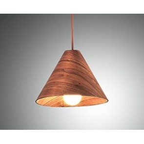 ESINO Κρεμαστό ξύλινο φωτιστικό κουζίνας FABAS LUCE 3630-40-130 - χρώμα καρυδιάς Ø 25 cm