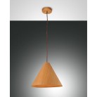 ESINO Κρεμαστό ξύλινο φωτιστικό κουζίνας FABAS LUCE 3630-45-215 - χρώμα δρυς Ø 33 cm