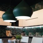 THOLOS Κρεμαστό μοντέρνο φωτιστικό FAN EUROPE -I-THOLOS-S52 VDE - πράσινο, άσπρο