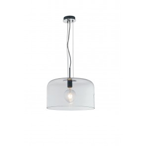 GIBUS Κρεμαστό φωτιστικό από γυαλί FAN EUROPE -I-GIBUS-S30 TR διάφανο  Ø 30 cm