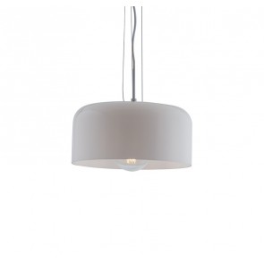 GIBUS Κρεμαστό φωτιστικό από γυαλί FAN EUROPE - I-GIBUS-S30 BCO άσπρο Ø 30 cm