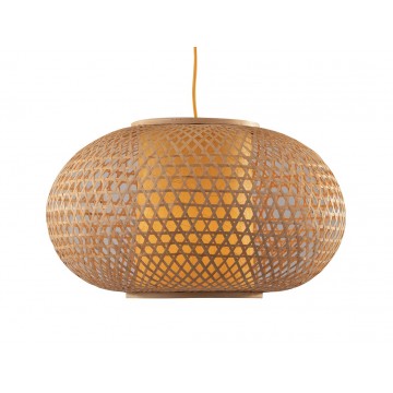 ZEN - Κρεμαστό Φωτιστικό Ethnic Fan Europe ( extra large) 60cm - μπαμπού 