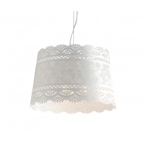 CLUNY Κρεμαστό φωτιστικό τρίφωτο FAN EUROPE  - άσπρο