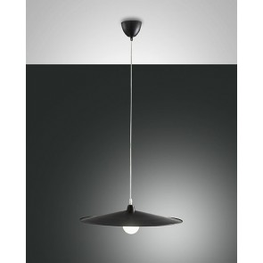 KASA Κρεμαστό μεταλλικό φωτιστικό LA MIA LUCE 3347-40-101- μαύρο 