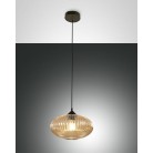 FIORDALISO Κρεμαστό φωτιστικό LA MIA LUCE ( FABAS LUCE ) 3583-40-125 από φυσητό γυαλί - μελί