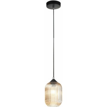 ASTON Κρεμαστό φωτιστικό LA MIA LUCE ( FABAS LUCE ) 3585-40-126 από φυσητό γυαλί - μελί