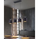Tommy Κρεμαστό Φωτιστικό Ράγα RL Lighting Tommy Μαύρο    