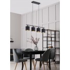 Tommy Κρεμαστό Φωτιστικό Ράγα RL Lighting Tommy Μαύρο    