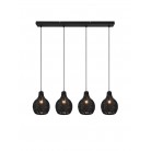 SPROUT Ξύλινο Φωτιστικό ράγα REALITY LIGHTING R31294002 - Rattan μαύρο