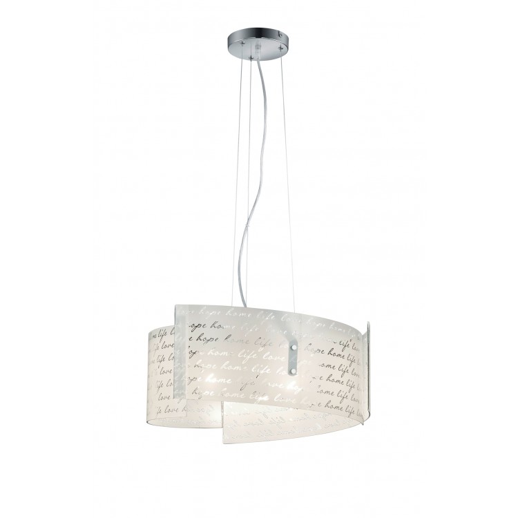 Signa Κρεμαστό Φωτιστικό TRIO LIGHTING 302500301 Λευκό