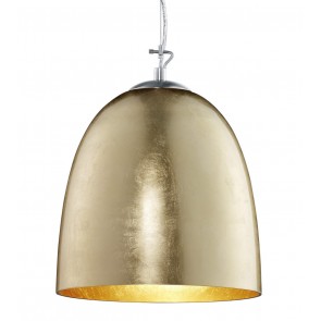 ONTARIO Κρεμαστό Φωτιστικό Trio Lighting 305200179 - γυαλινο με φύλλα χρυσού Ø33cm