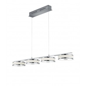 Κρεμαστό Φωτιστικό Trio Lighting της συλλογής AGENTO Νίκελ ματ