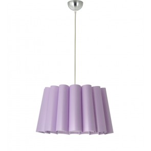 Aether Κρεμαστό Φωτιστικό με λιλά αμπαζούρ