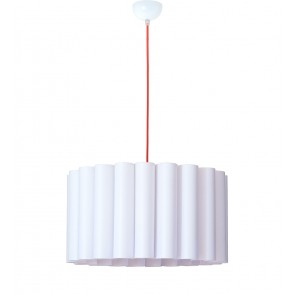 Hyperion Κρεμαστό Φωτιστικό με λευκό αμπαζούρ