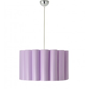 Hyperion Κρεμαστό Φωτιστικό με λιλά αμπαζούρ