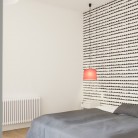 Helios Κρεμαστό Φωτιστικό Κόκκινο Small