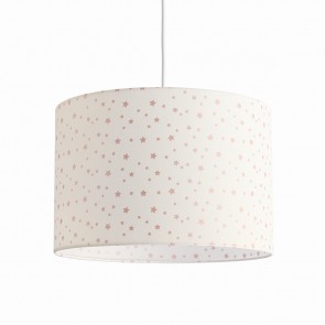 Παιδικό φωτιστικό οροφής Glitter Stars Pink