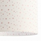 Παιδικό φωτιστικό οροφής Glitter Stars Pink