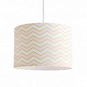 Παιδικό φωτιστικό οροφής Chevron Pink Gold