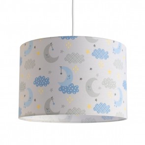 Παιδικό φωτιστικό οροφής Sleepy Moon Grey