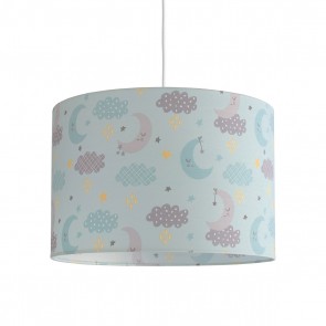 Παιδικό φωτιστικό οροφής Sleepy Moon Mint