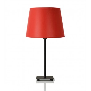 Auge Μαύρο Πορτατίφ με κόκκινο αμπαζούρ