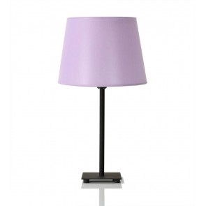 Auge Μαύρο Πορτατίφ με λιλά αμπαζούρ