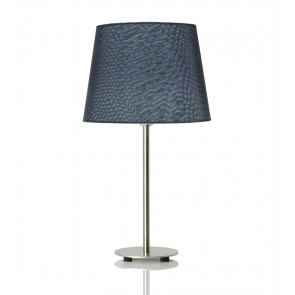 Hemera Inox  Πορτατίφ με ανθρακί αμπαζούρ