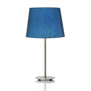 Hemera Inox  Πορτατίφ με μπλε αμπαζούρ