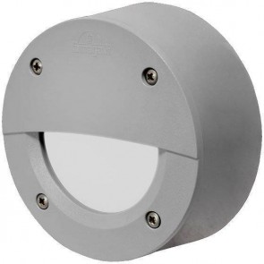 Απλίκα Τοίχου Εξωτερικού Χώρου Fumagalli Extraleti Round Γκρι    