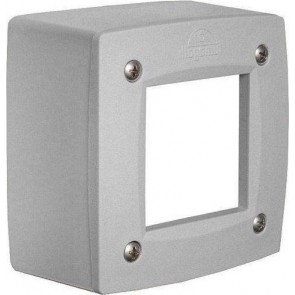 Απλίκα Τοίχου Εξωτερικού Χώρου Fumagalli Extraleti Square Γκρι    