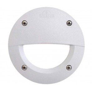 Απλίκα Τοίχου Εξωτερικού Χώρου Χωνευτή Fumagalli Leti Round-EL Λευκή   