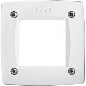 Απλίκα Τοίχου Εξωτερικού Χώρου Χωνευτή Fumagalli Leti Square Λευκή   