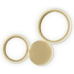 POIS Απλίκα Τοίχου Ondaluce Ap.Pois/Silver     