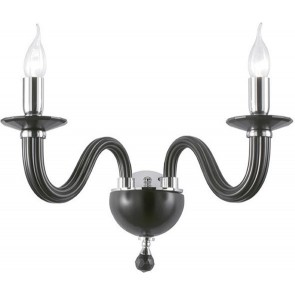 Απλίκα Τοίχου Ondaluce Ap.Ravel/2-Nero        