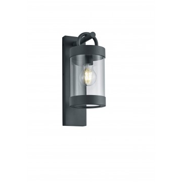 Sambesi Απλίκα Τοίχου Εξωτερικού Χώρου Trio Lighting  204160142 Ανθρακί    